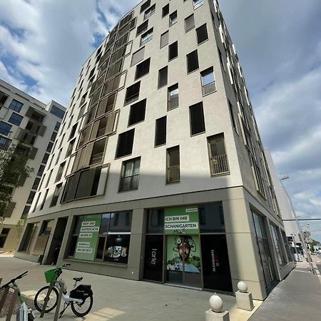 Donaublick Oasis: Stylische Wohnung Bécs Kültér fotó
