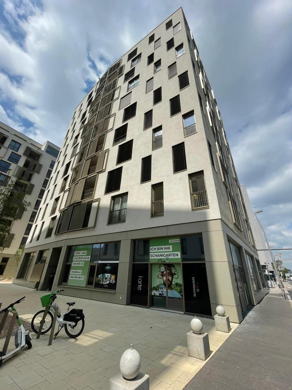 Donaublick Oasis: Stylische Wohnung Bécs Kültér fotó